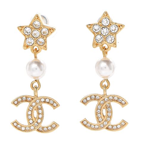 where can you buy chanel cc earrings|chanel earrings fashionphile.